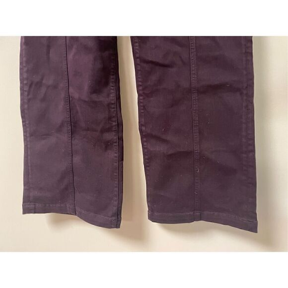 PAIGE Womens 30 Brooklyn Double Button Fky High Rise Wide Leg Jeans Vintage - Picture 2 of 10